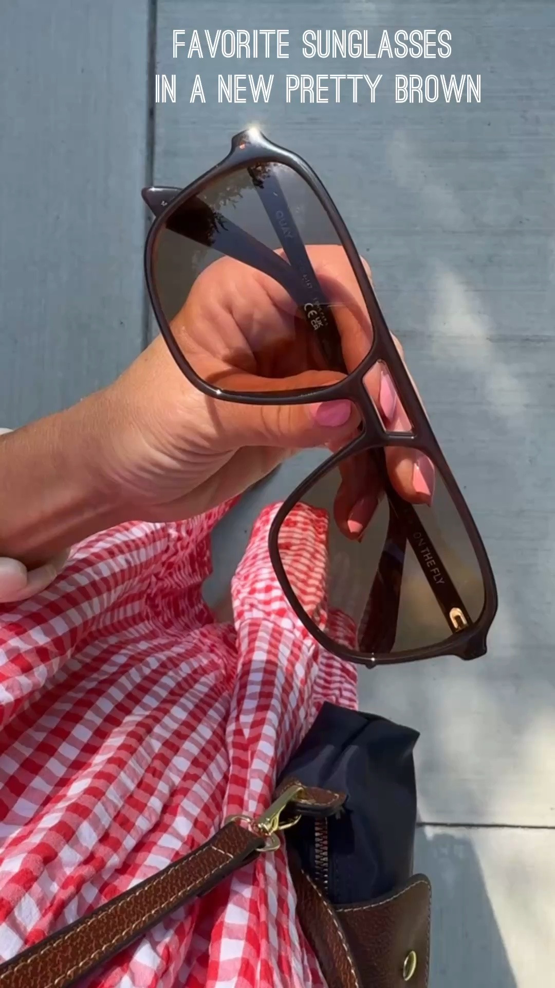 Favorite sunglasses in a new brown. 
XS dress

#LTKootd #LTKmomlife #LTKSeasonal