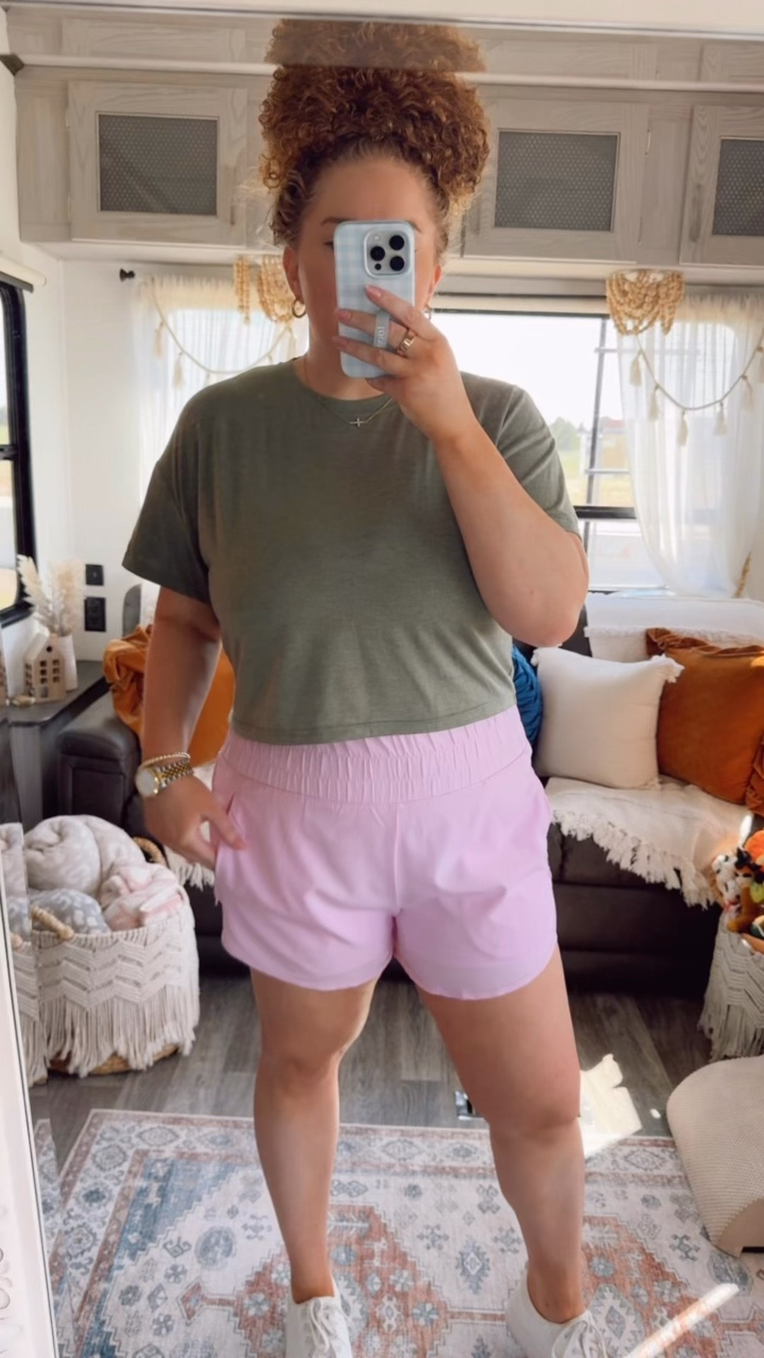 Pops of pink + comfy basics = the cutest spring/summer combo 💖 Linked this whole amazon look from head to toe ✨ amazon fashion | amazon outfit | spring outfit | summer outfit | athletic outfit | casual everyday look | sporty chic | pink athletic shorts | high waisted shorts | green crop top | platform sneakers | comfy casual outfit | amazon finds | vacation outfit | walking outfit | trendy casual style | colorful outfit inspo | effortless style | everyday fashion | cute comfy outfit 💖

#LTKootd #LTKgrwm #LTKdayinmylife