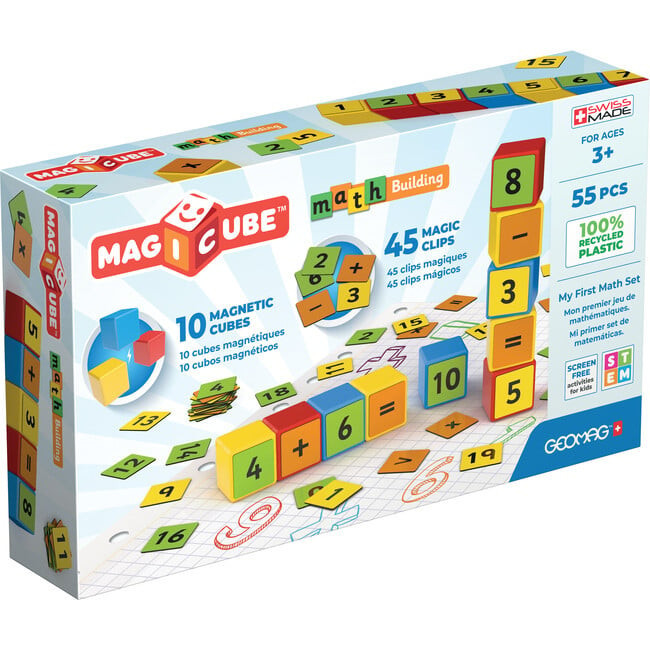 Magicube Math Recycled 55 pcs | Maisonette