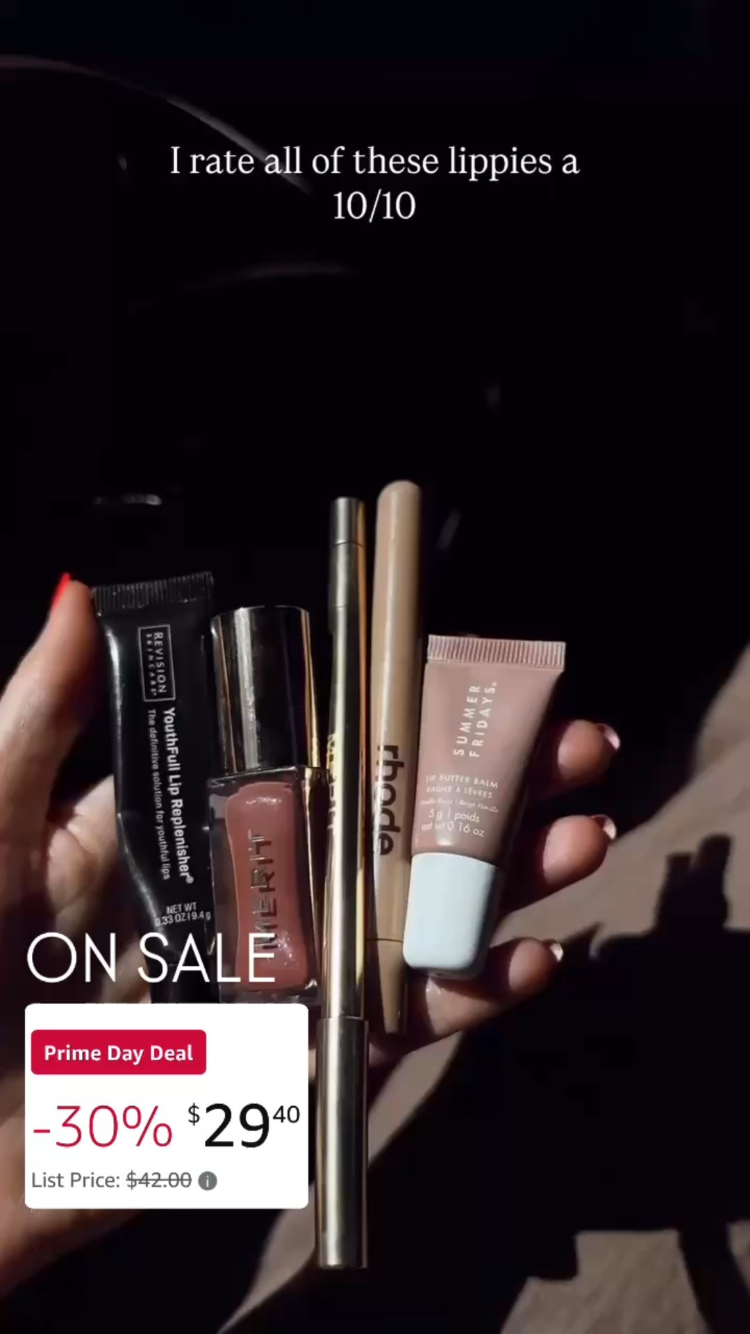 One of my favorite lip products is ON SALE❗️ I rate all of these a 10/10
StylinByAylin, Aylin

#LTKSaleAlert #LTKStyleTip #LTKBeauty