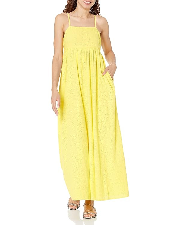 The Drop Women's Shyla Cotton Eyelet Maxi Dress | Amazon (US)