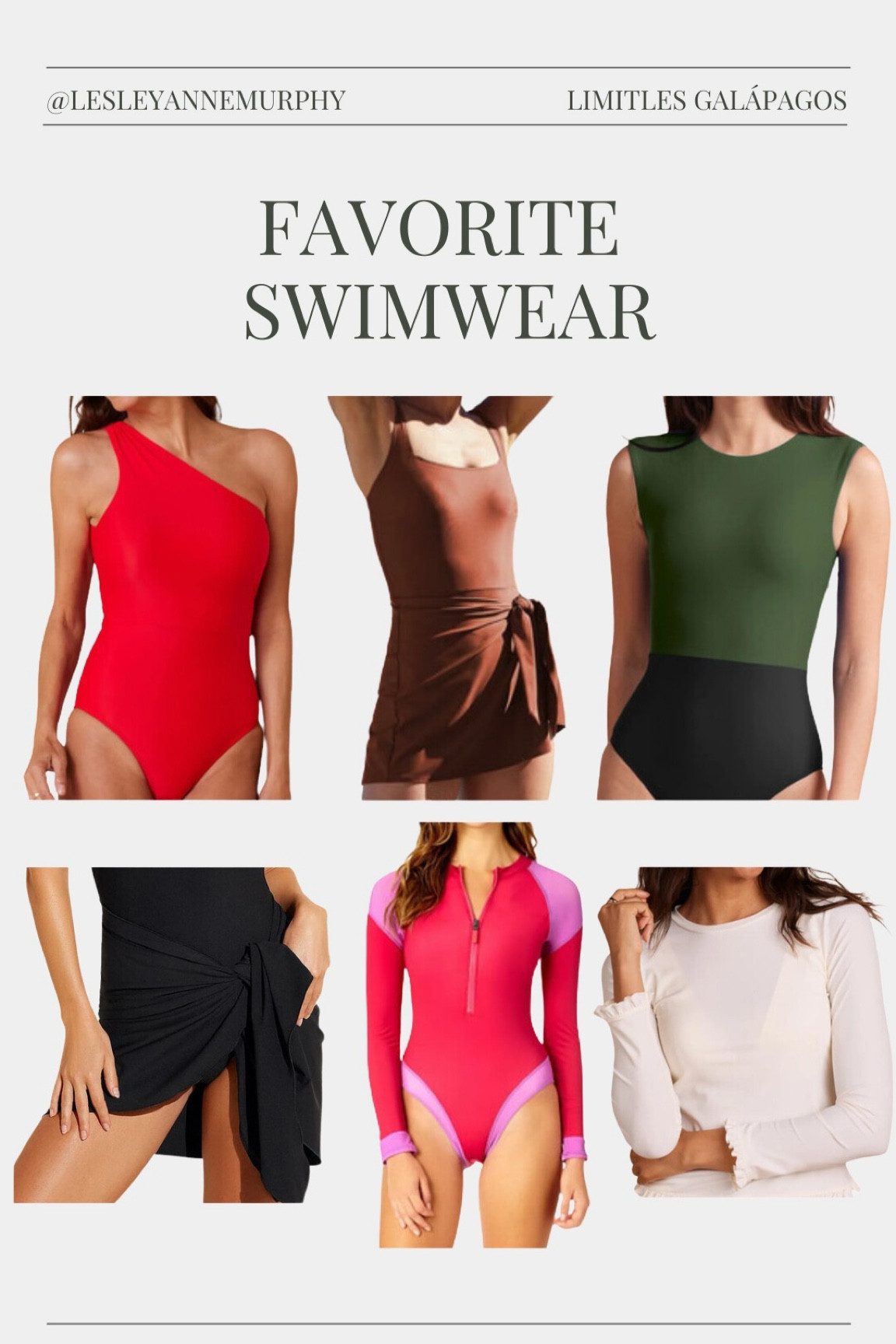 We are home from the Galápagos and I wanted to share all my go-to favorites that came along with me! First up: swimwear✨🐢

#LTKtravel