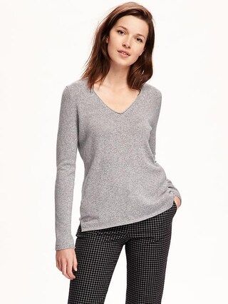 Classic Marled V-Neck Sweater for Women | Old Navy US
