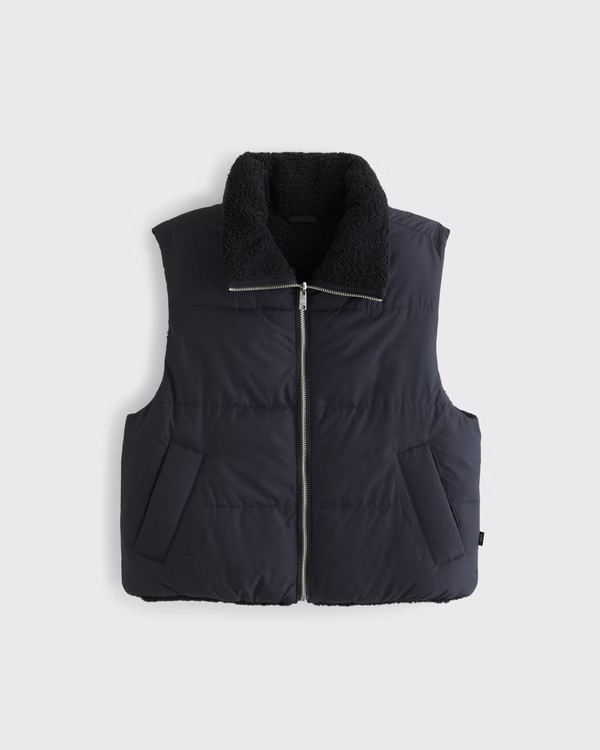 YPB On The Go Reversible Puffer Vest | Abercrombie & Fitch (US)
