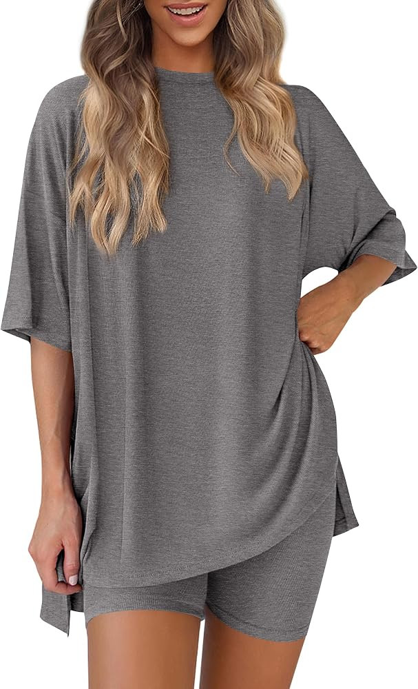 PRETTYGARDEN Women 2 Piece Lounge Set Airport Travel Outfit | Amazon (US)