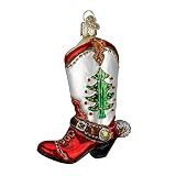 Old World Christmas Pioneer Collection Glass Blown Ornaments Tree Christmas Cowboy | Amazon (US)
