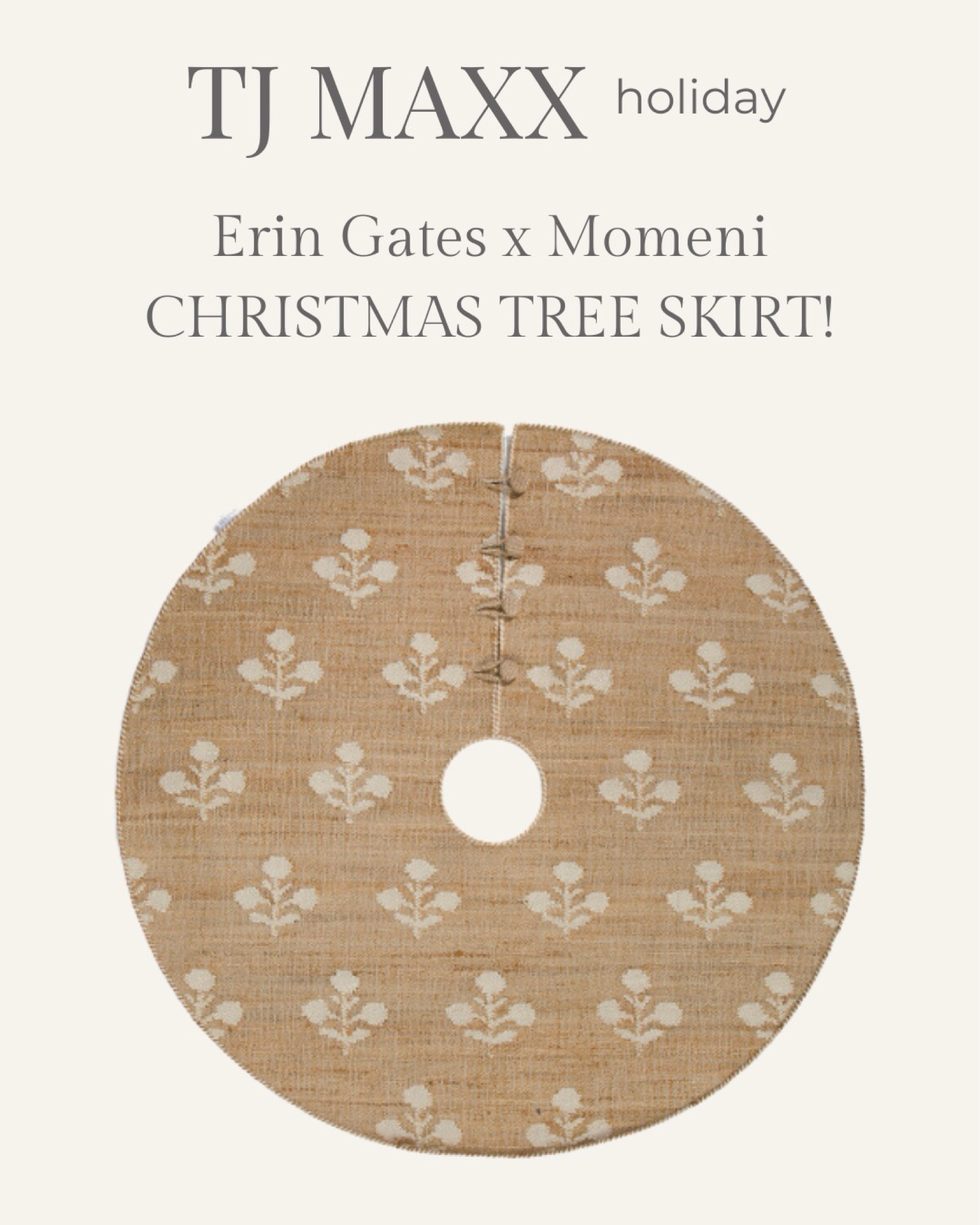 Christmas tree skirt in the popular Erin Gates pattern 

#LTKStyleTip #LTKHome