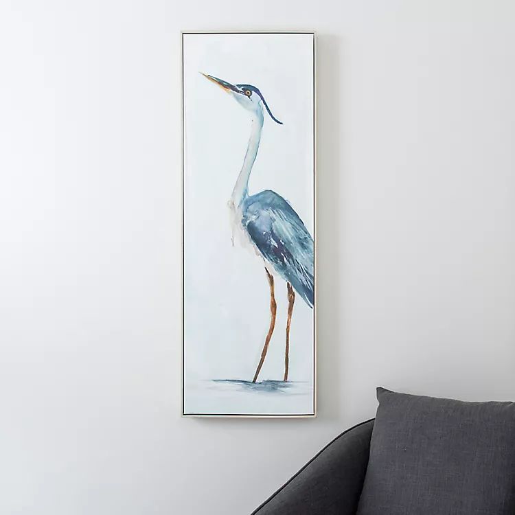 Poised Crane II Canvas Art Print | Kirkland's Home