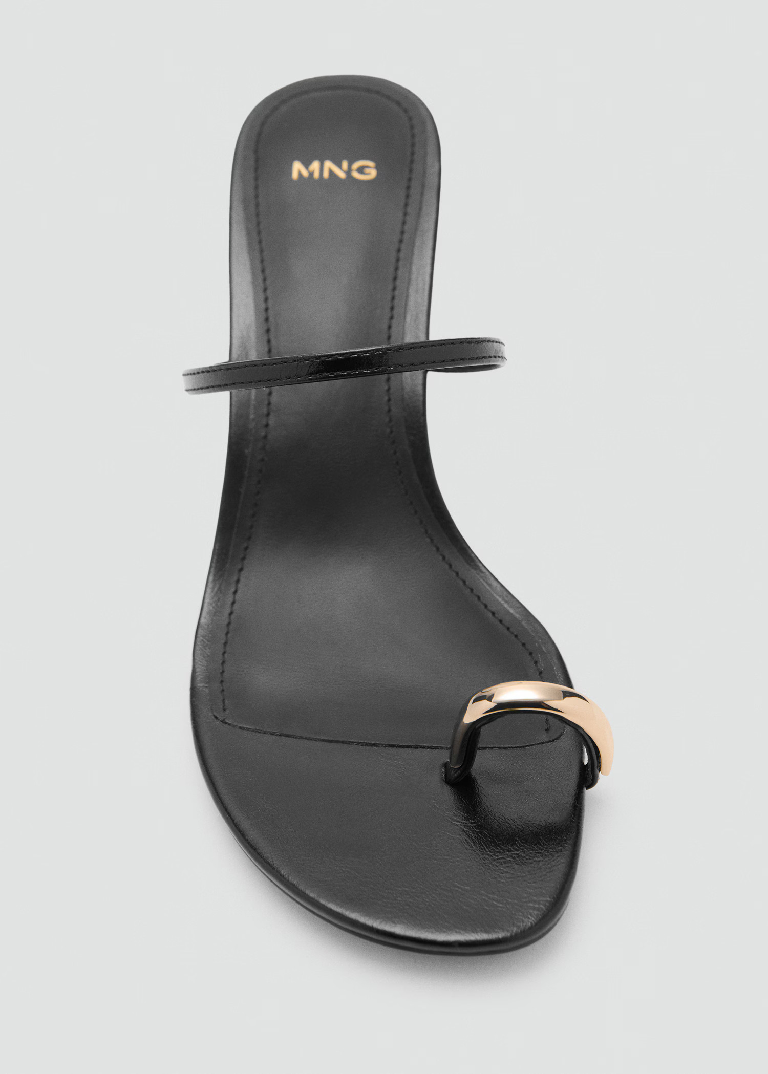 Heeled sandals with metallic detail - Women | MANGO United Kingdom | MANGO (UK)
