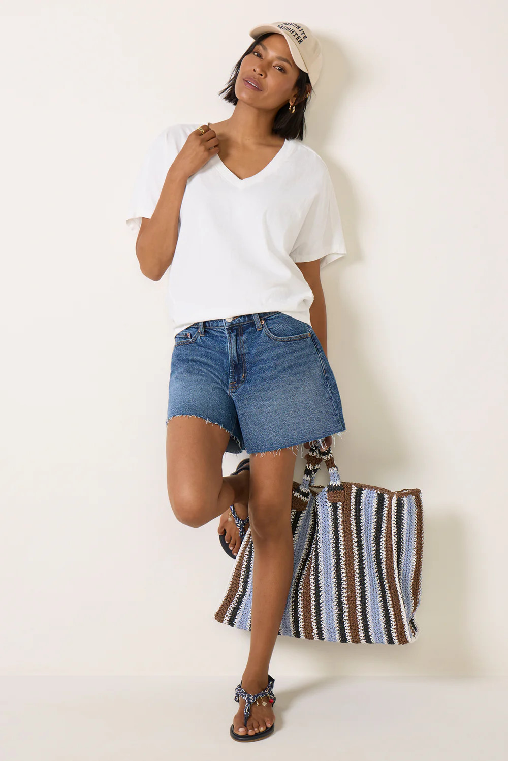 Livia Easy V Neck Top | Evereve