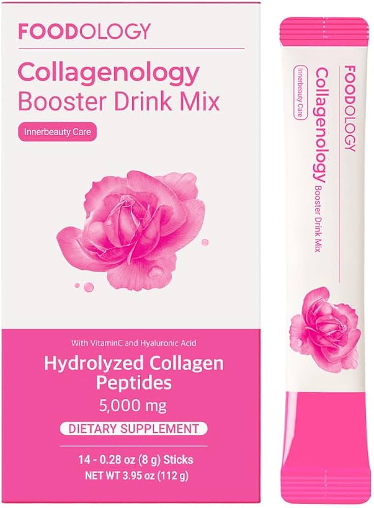 FOODOLOGY Collagenology Booster Drink Mix (Pack of 1, 14 Days) - Skin Elasticity, Collagen Synthe... | Amazon (US)
