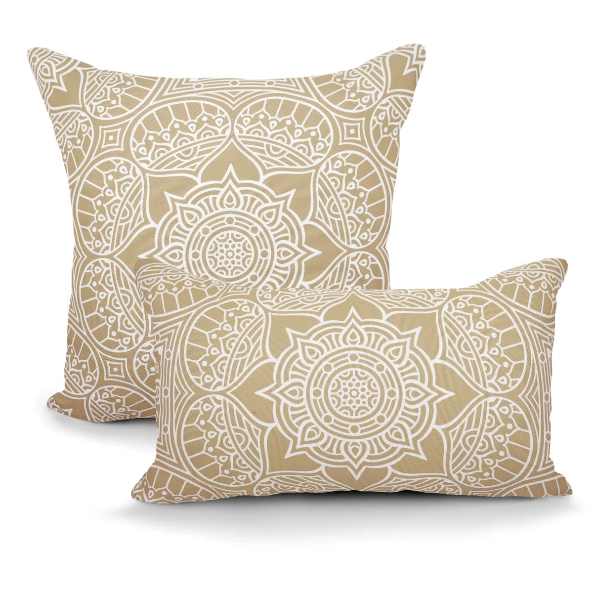 Decorative Indoor/Outdoor Weatherproof Throw Pillows Cushions With Inserts \u2013 Set Of 2 (18X18... | Wayfair North America