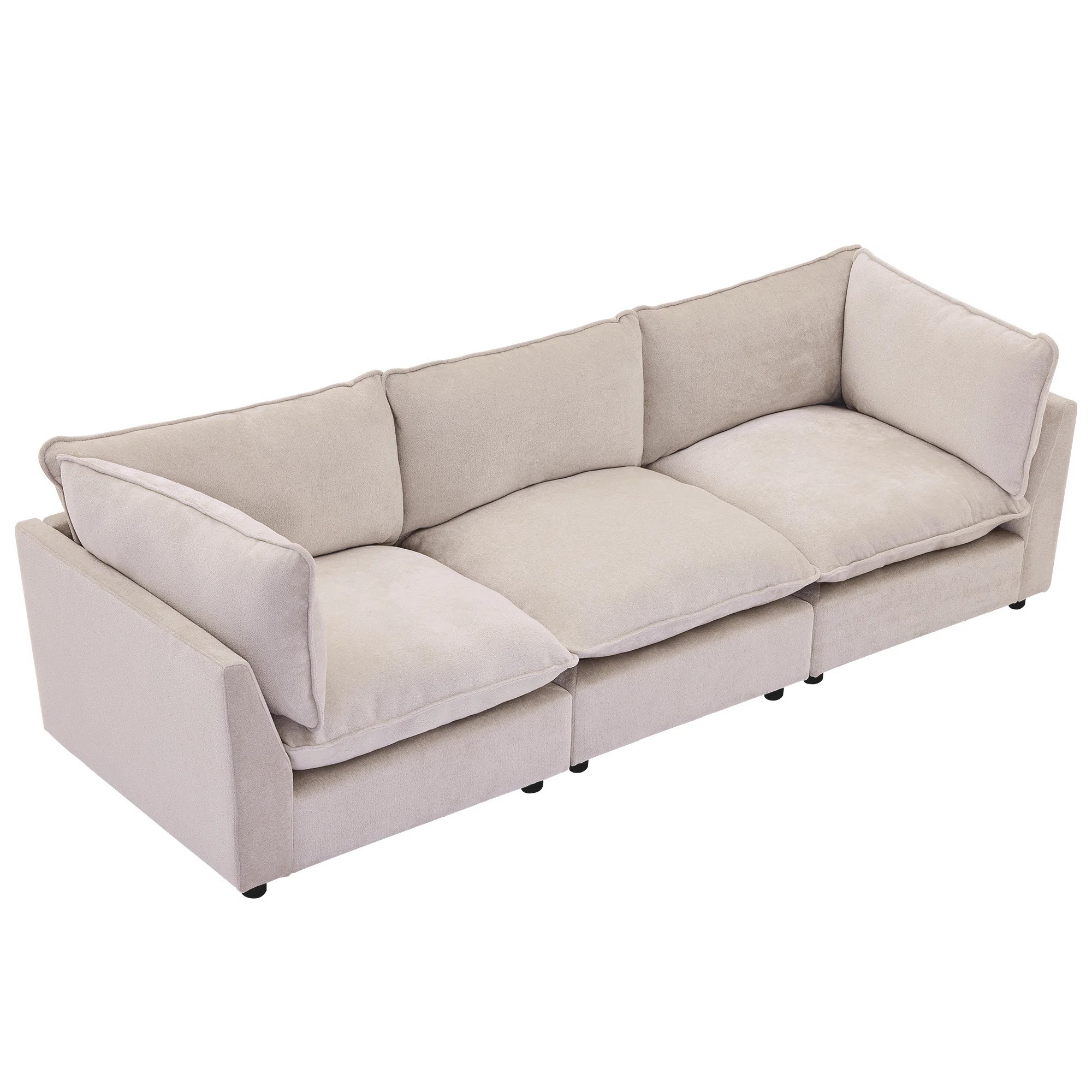 106.38” W Oversized 3-Seater Modular Sofa | AllModern