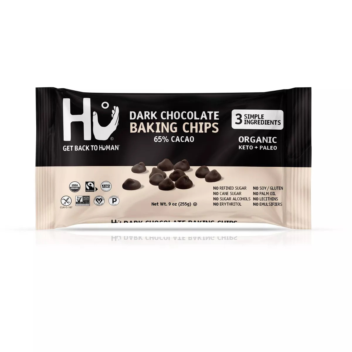 Hu Baking Dark Chocolate Gems 70% Cacao - 9oz | Target