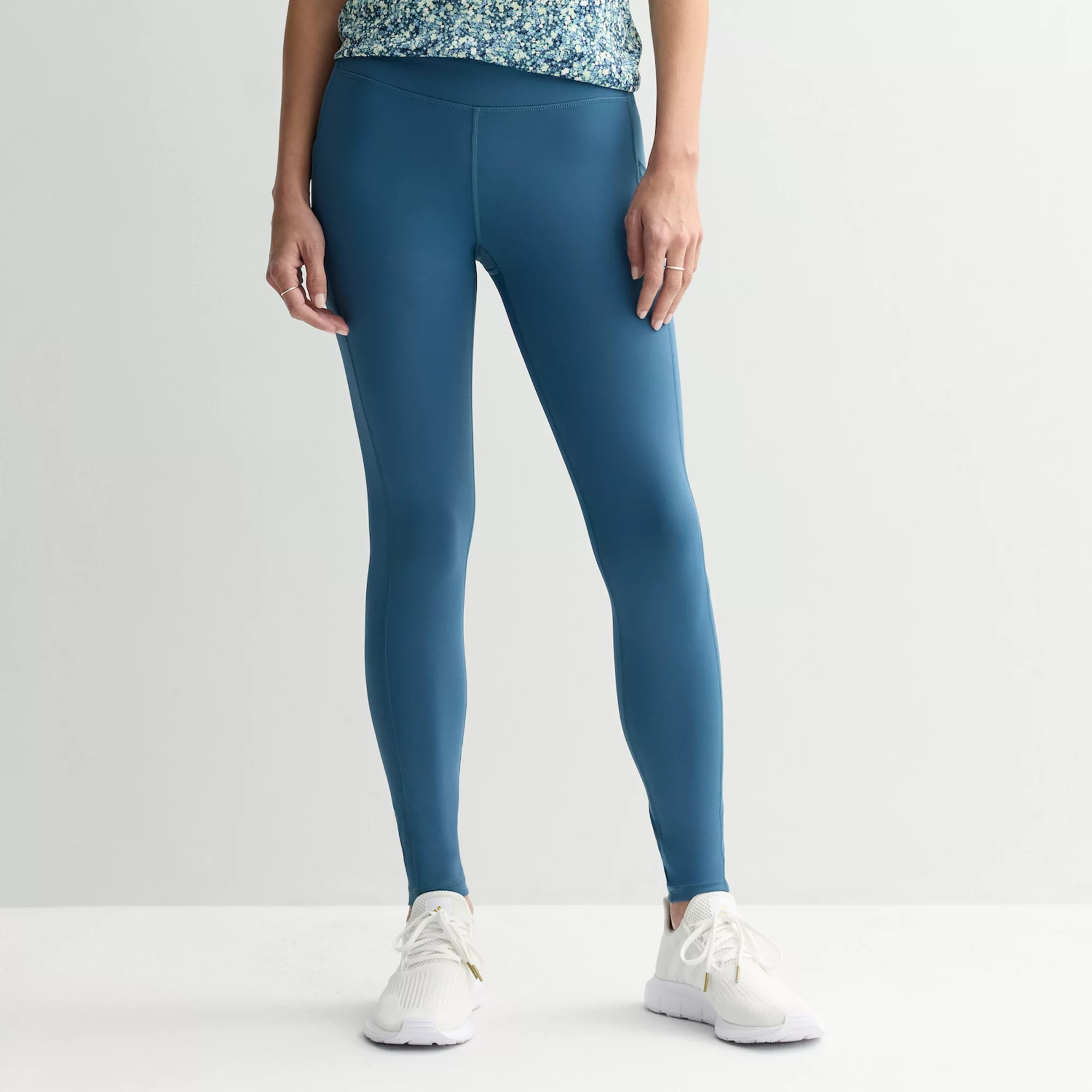 Women's Tek Gear® Ultrastretch High-Waisted Side Pocket Full-Length Leggings | Kohl's