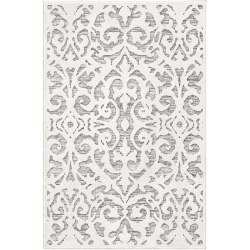 My Texas House Ladybird Natural Gray High Low Indoor Outdoor Rug | Wayfair North America