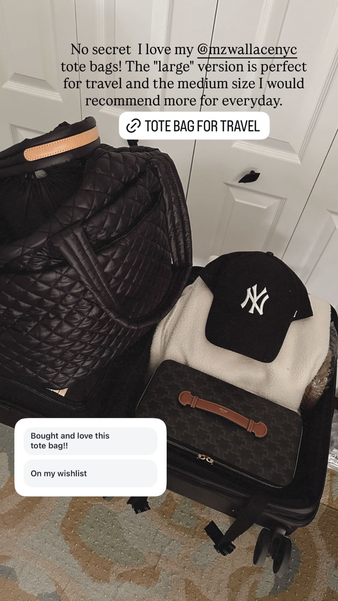 No secret I love my mz wallace tote bags! The "large" version is perfect for travel and the medium size I would recommend more for everyday.

#LTKmomlife #LTKBeauty #LTKTravel