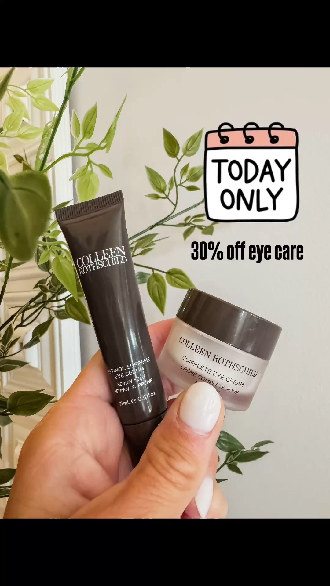 Colleen Rothschild eye care. 30% off today. Todays deal. Skincare.

#LTKSaleAlert #LTKOver40 #LTKBeauty