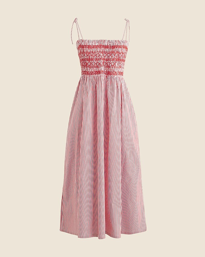 Paloma dress in striped cotton poplin | J. Crew US