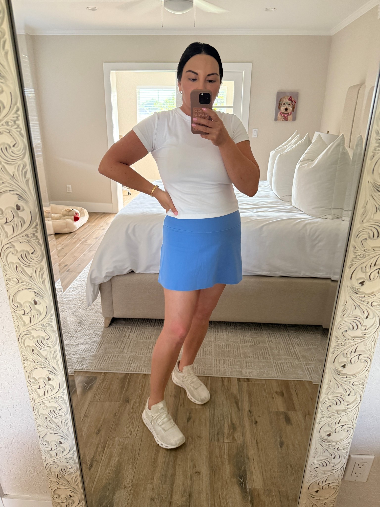 #tennisskirt #whitetee #casualoutfit

#LTKFindsUnder50 #LTKOver40 #LTKFindsUnder100