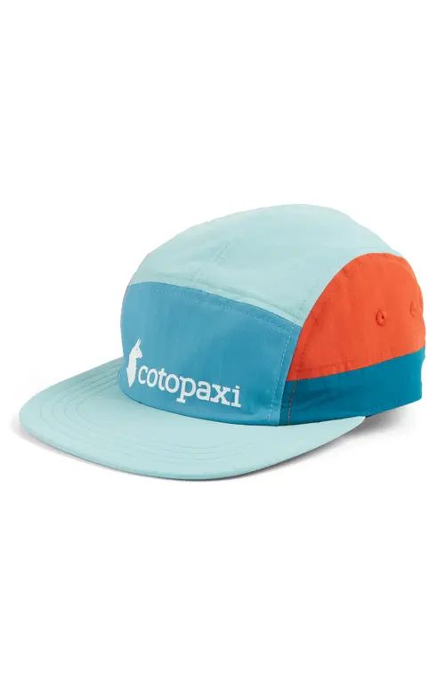 Cotopaxi Logo 5-Panel Hat in Poolside/Sea Glass at Nordstrom | Nordstrom