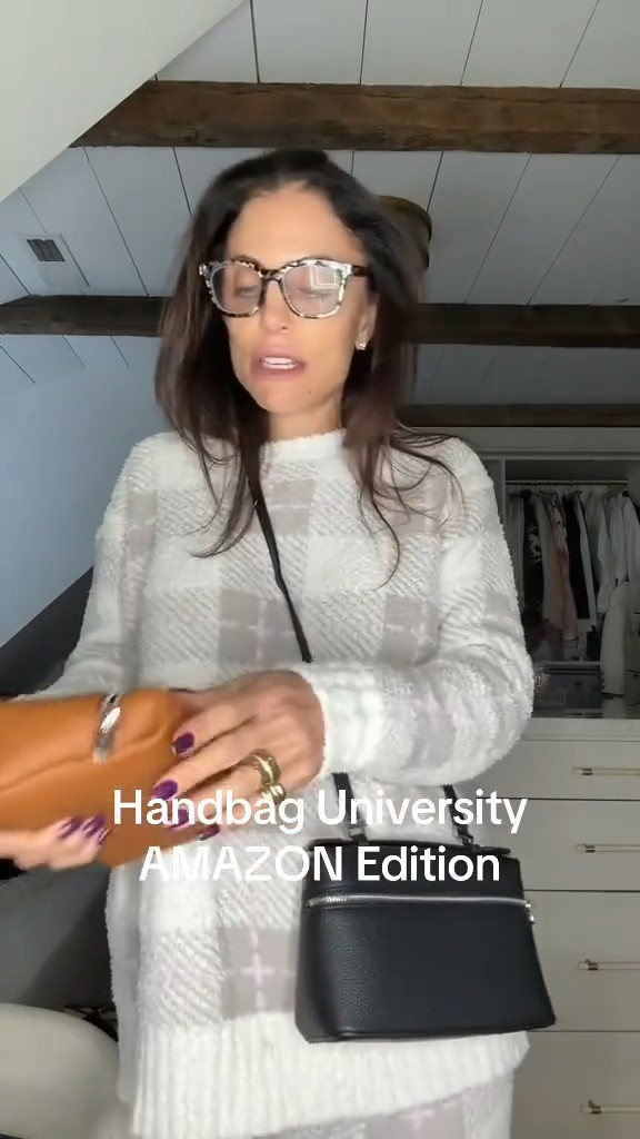 Handbag University: Amazon Edition 🤍 Real leather? I don't care. 

 #LTKWatchNow #LTKStyleTip #LTKItBag