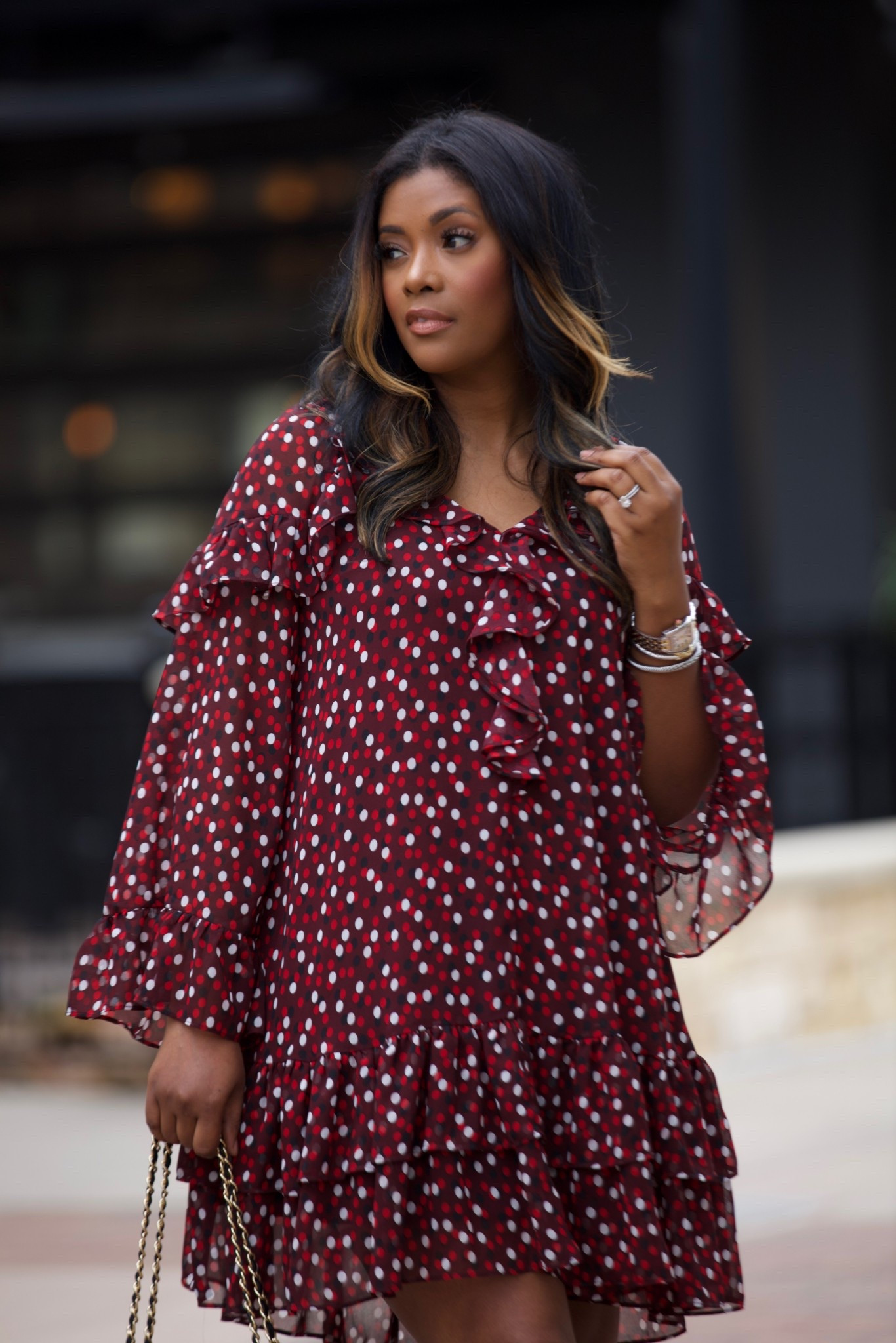 Polka dots!! It’s the season of LOVE! This babydoll dress is super cute and perfect for date night! Macys is doing big things! Get your new fit for Valentines Day!! 

#LTKWorkwear #LTKValentine #LTKSaleAlert