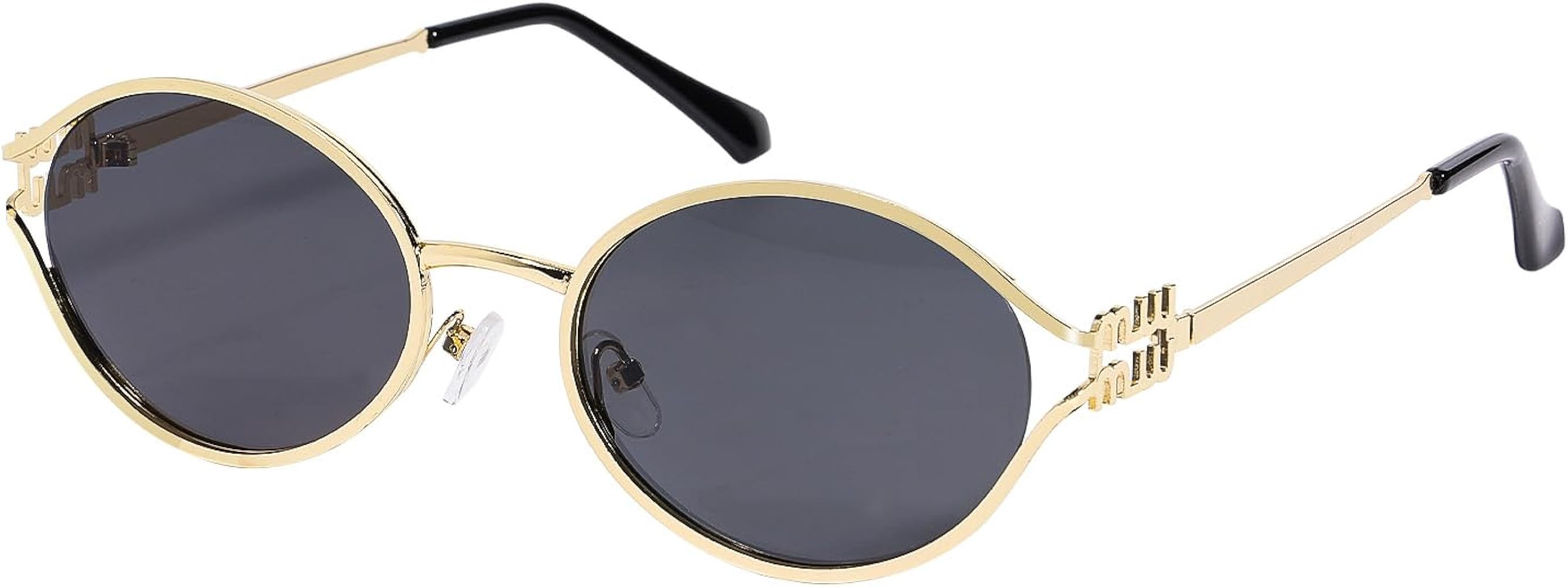 AICase Ozzy merch Retro Oval Sunglasses for Women Men Small 90s Metal Sun Glasses 2025 Trendy Chi... | Amazon (US)
