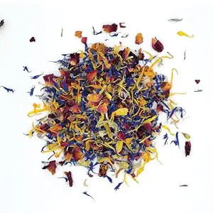 Naturals Brilliant Flower Petal Blend - Edible blend of calendula, blue cornflower and rose petal... | Amazon (US)