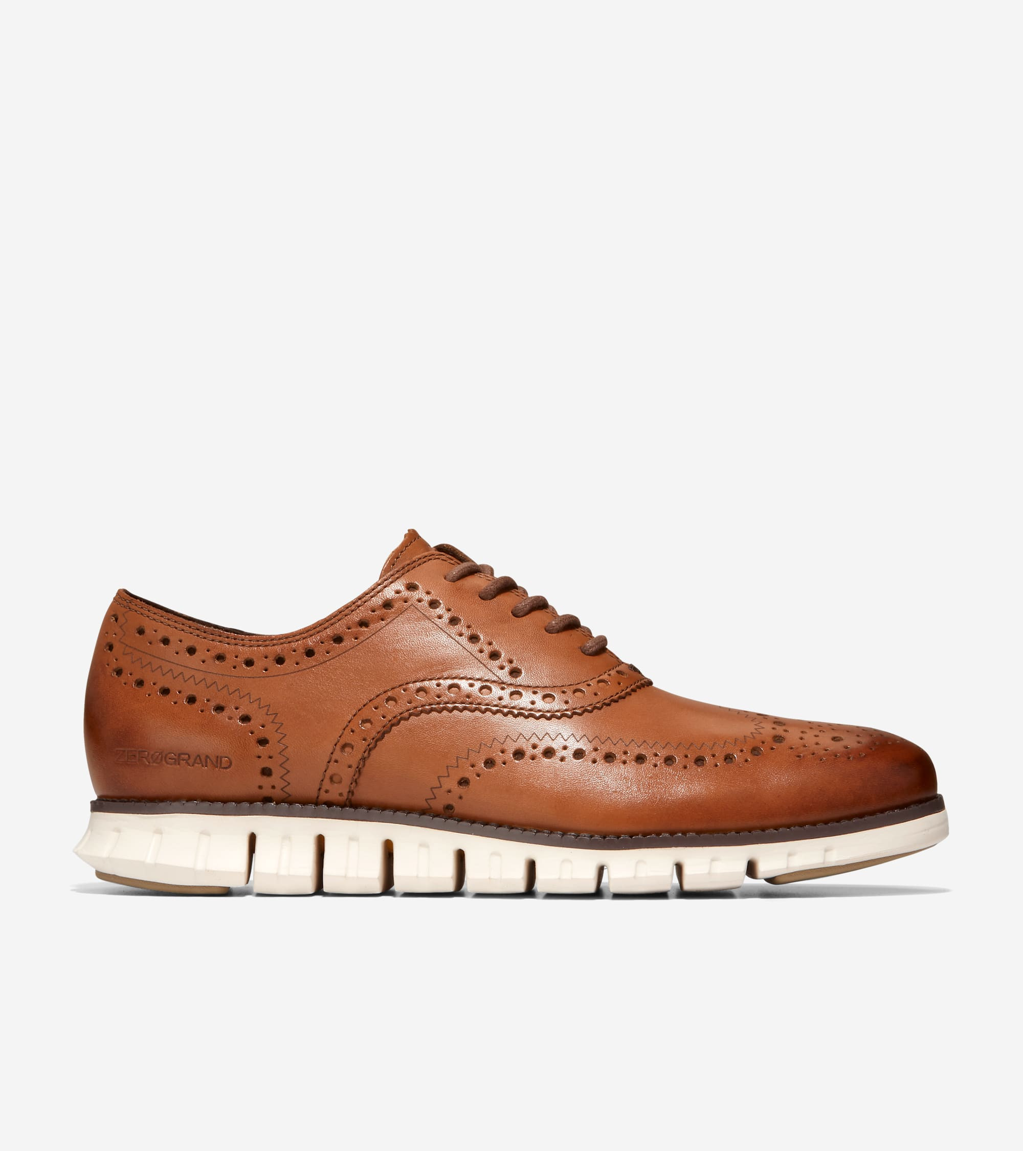 Men's ZERØGRAND Wingtip Oxford in Light Brown | Cole Haan | Cole Haan (US)