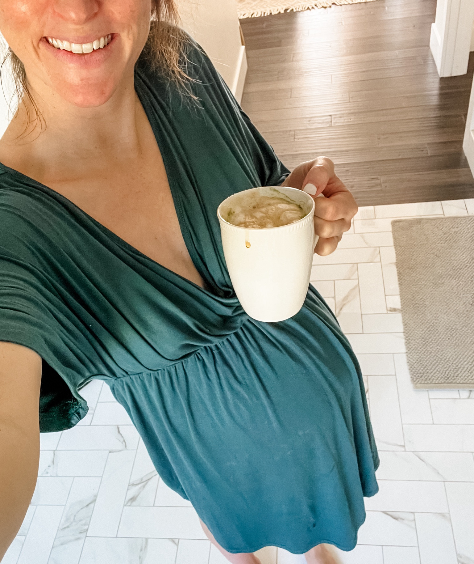 Maternity / nursing dress! This material is super soft and I wear this as pajamas 👏🏼 perfect for the bump and postpartum breastfeeding 
Sized up to a mediumm

#LTKSpringSale #LTKbump #LTKbaby