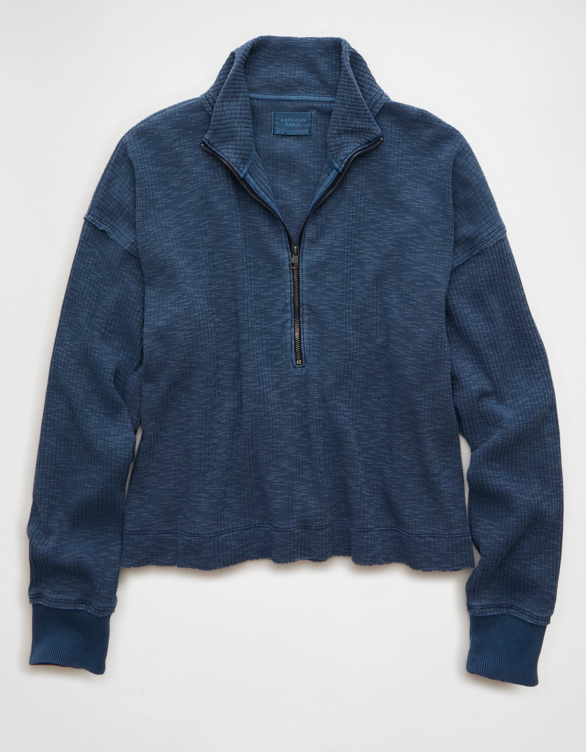 AE Big Hug Quarter-Zip Sweatshirt | American Eagle Outfitters (US & CA)