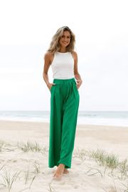 Alexa Pant - Green | Petal & Pup (US)