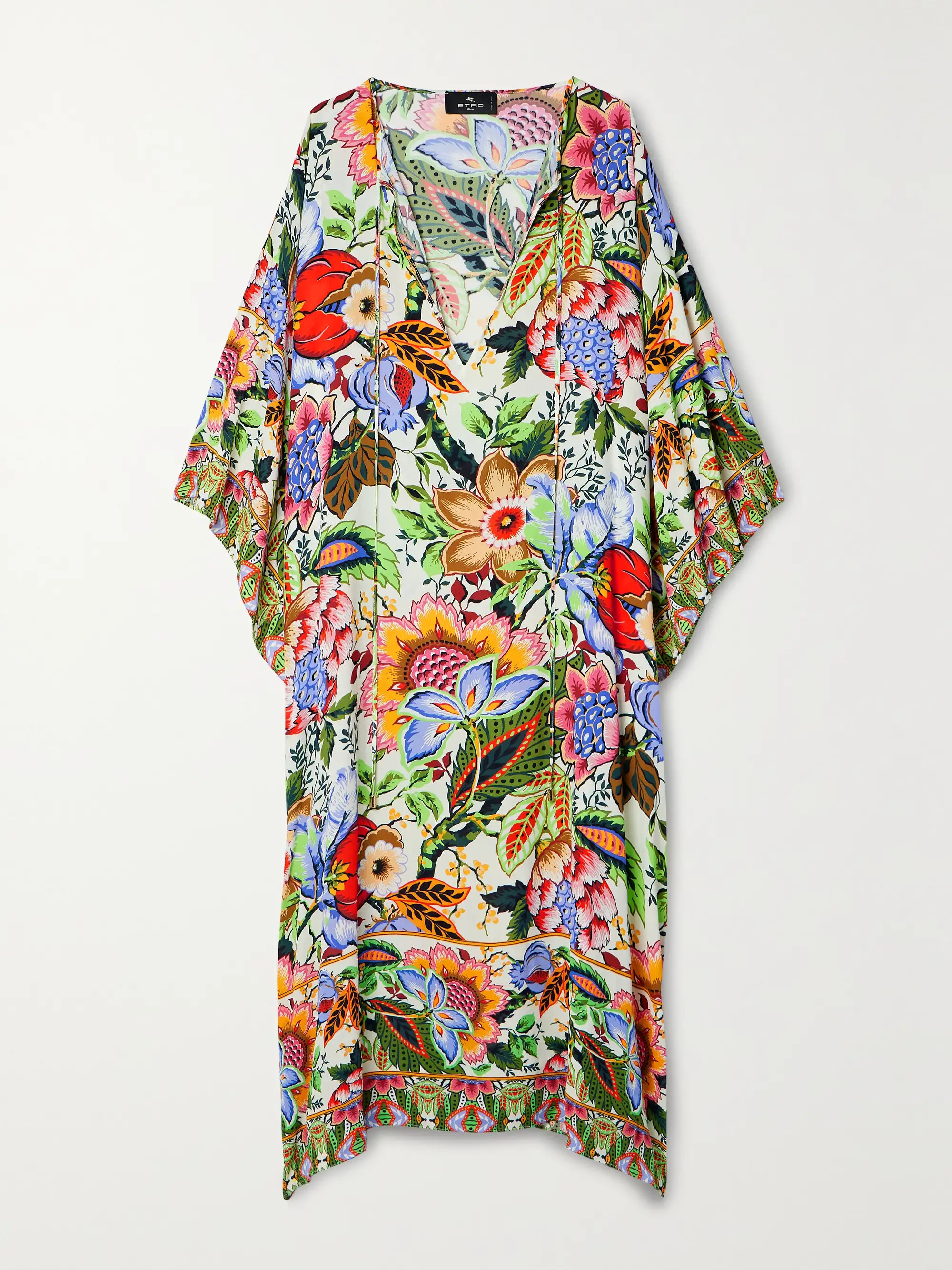 Floral-print chiffon kaftan | NET-A-PORTER (US)