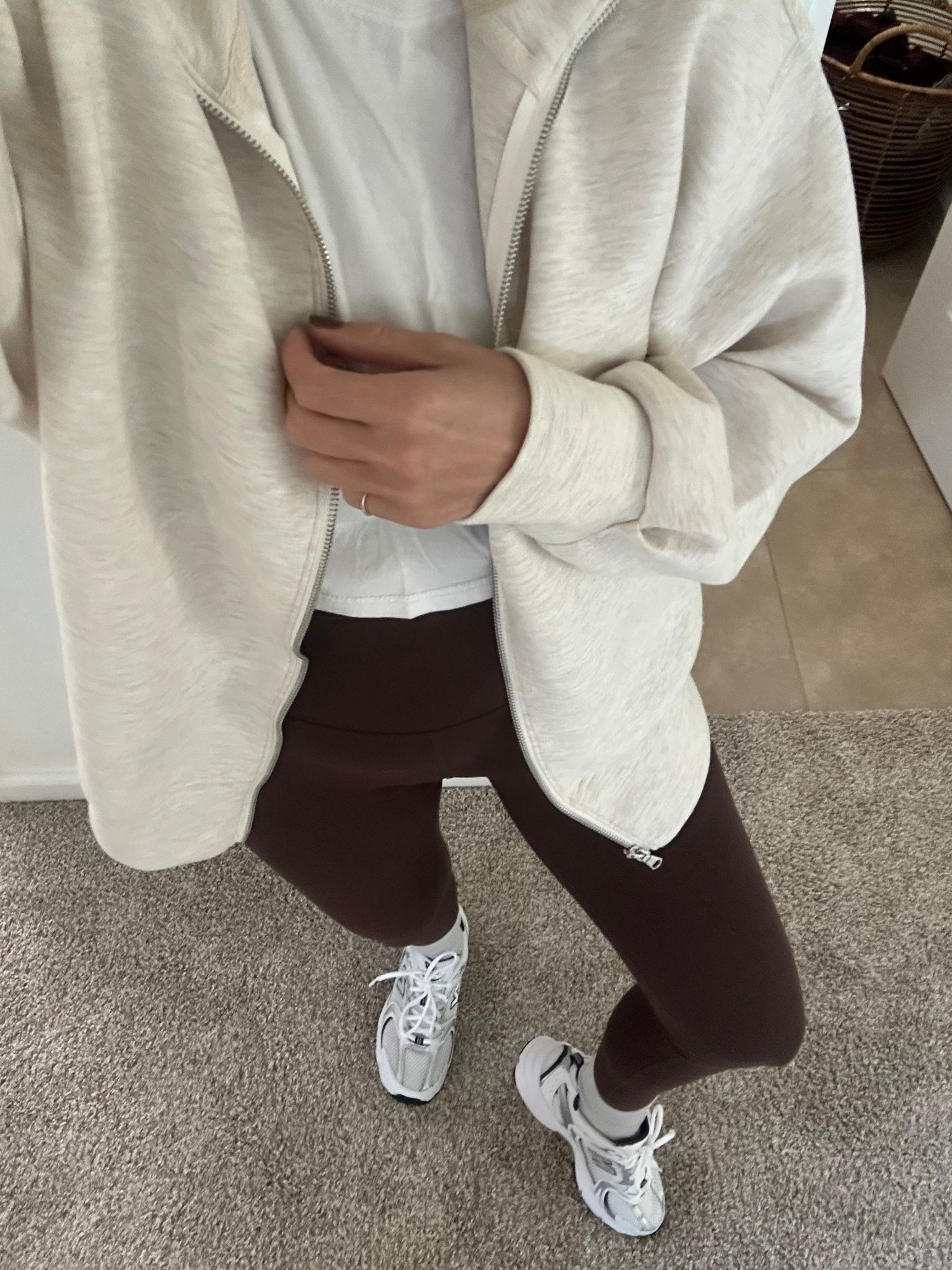 Can’t stop talking about this scuba fleece collection from Old Navy. It seriously feels so luxe and expensive… wearing small in sweater and xs in matching pants. Get both !! 

#LTKFindsUnder50 #LTKPetite #LTKActive