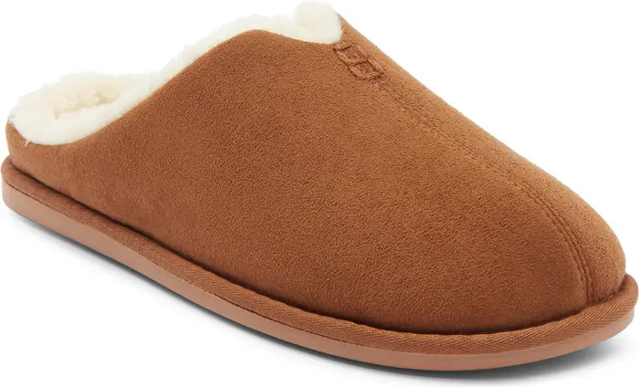 NORDSTROM RACK Hudson Faux Shearling Scuff Slipper (Men) | Nordstromrack | Nordstrom Rack