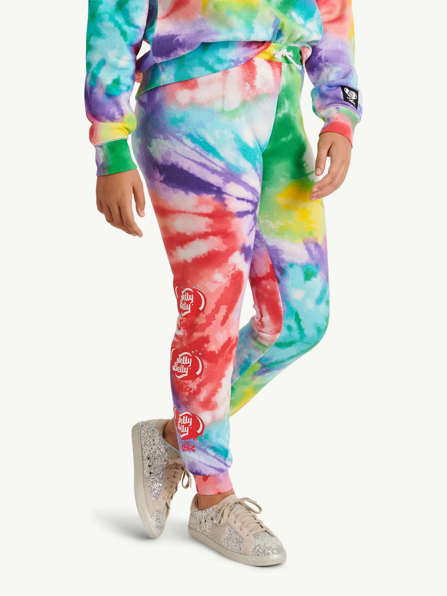 Justice x Jelly Belly Girls Sweet Fleece Jogger, Sizes XS-XLP | Walmart (US)
