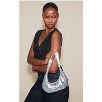 Silver Chainmail Shoulder Bag | PrettyLittleThing UK