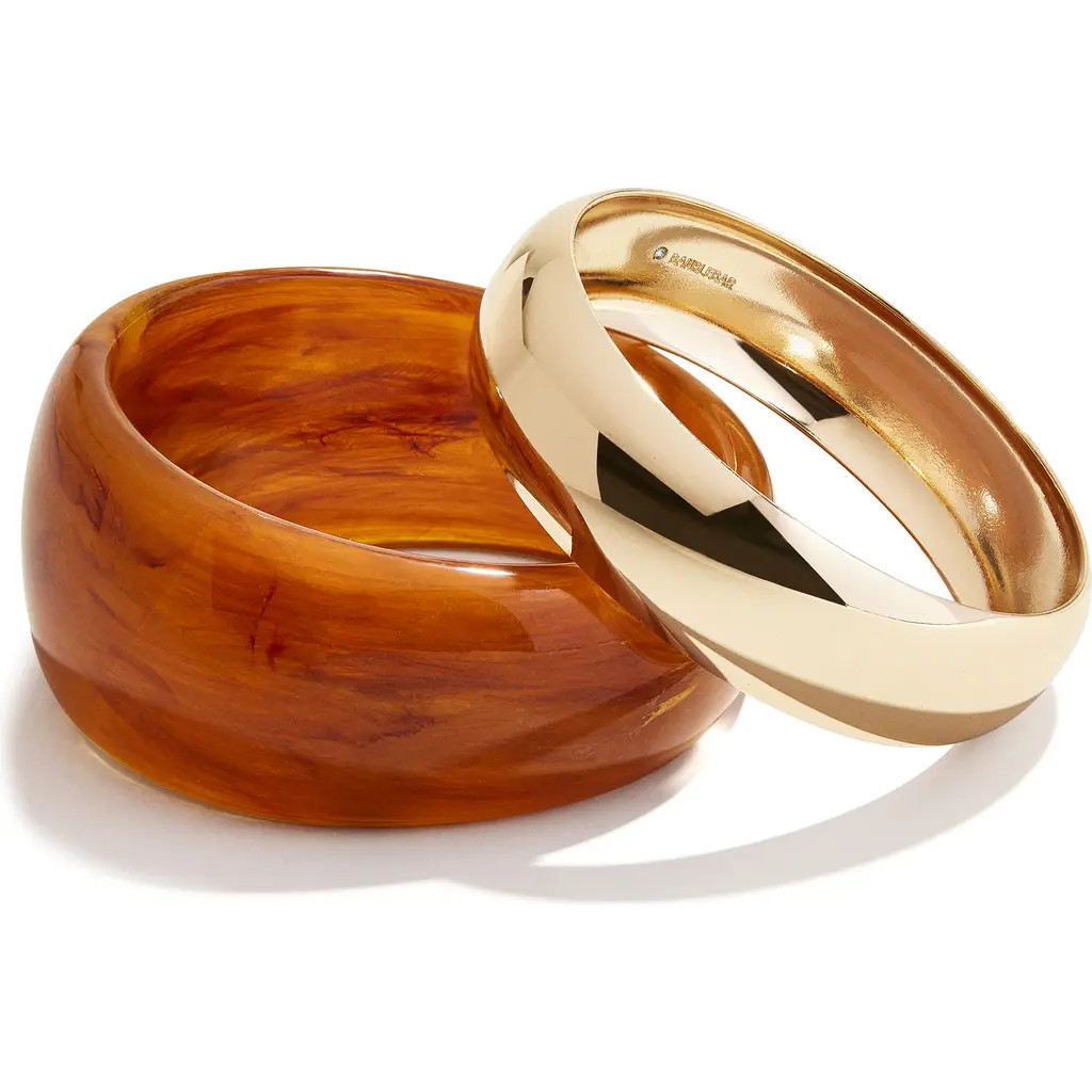 BaubleBar Phoebe Set of 2 Bangles in Brown at Nordstrom | Nordstrom