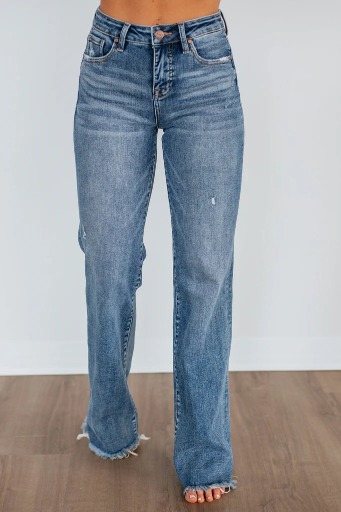 Torren Risen Jeans - Dark Wash | Wild Oak Boutique