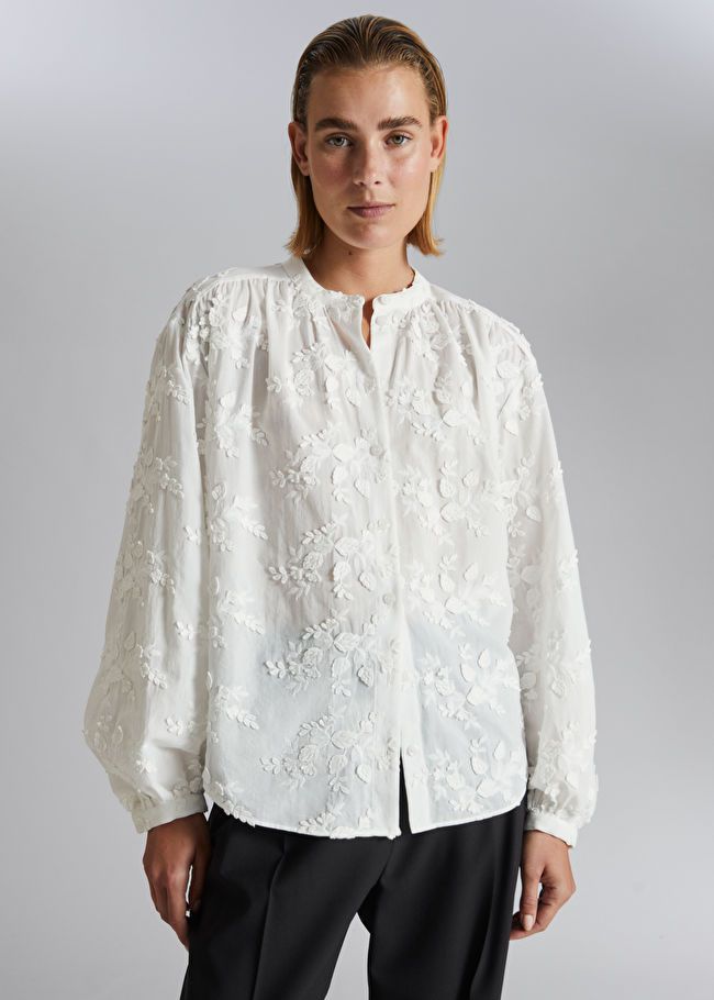 Voluminous Stand-Up Collar Blouse | & Other Stories (EU + UK)