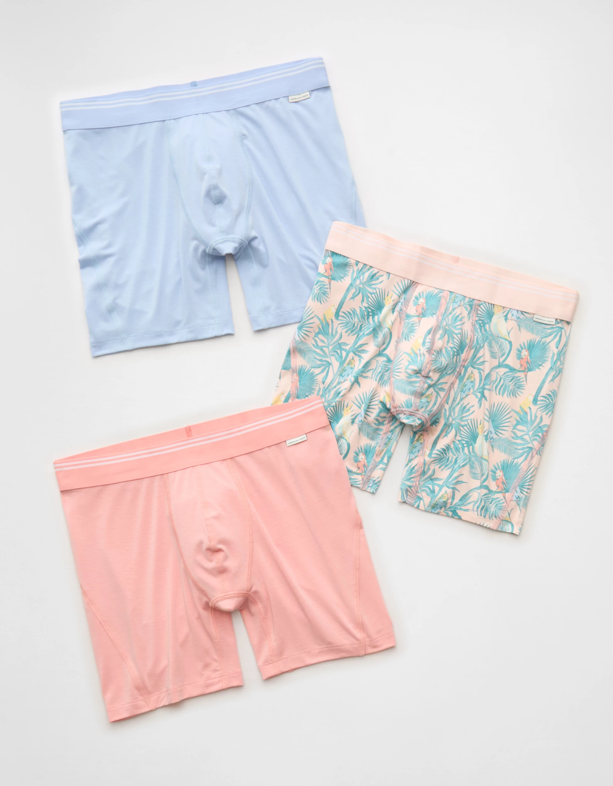 AEO Men's 6" Ultra Soft Boxer Brief 3-Pack | American Eagle Outfitters (US & CA)