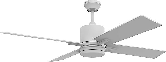 Craftmade Ceiling Fan with LED Light TEA52W4-UCI Teana 52 Inch and Remote, White | Amazon (US)