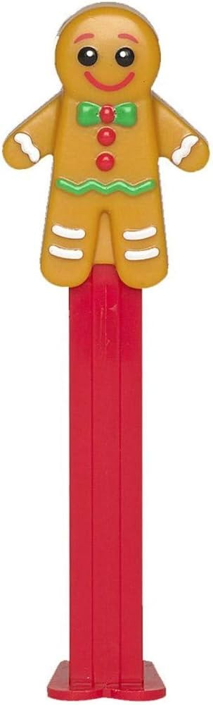 Pez Christmas Gingerbread Man Dispenser: Gingerbread Man with 2 Refill Rolls of Pez Candy | Amazon (US)