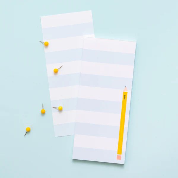 Striped Pencil Notepad | Joy Creative Shop
