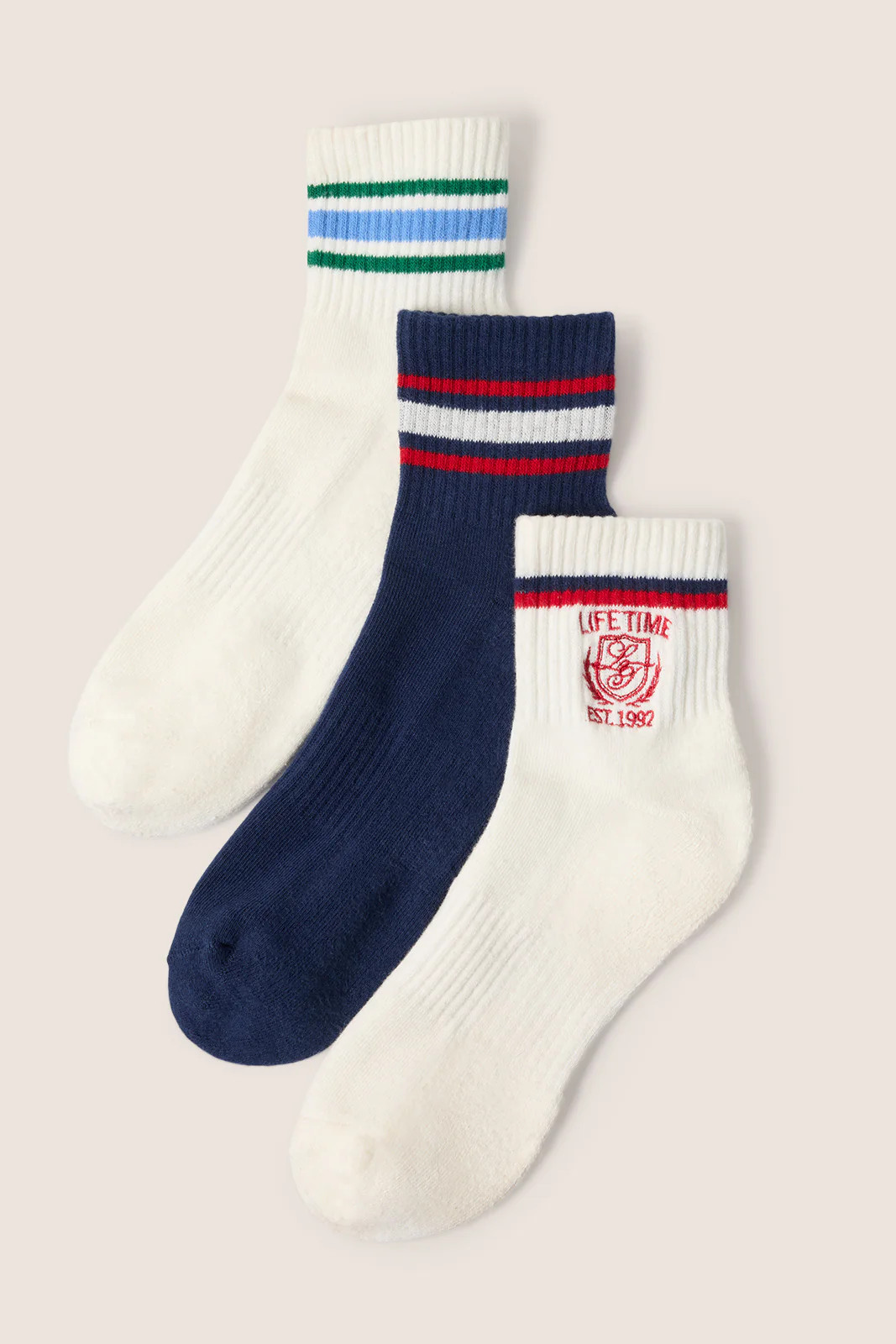 Lifetime Quarter Sock 3 Pack | Evereve