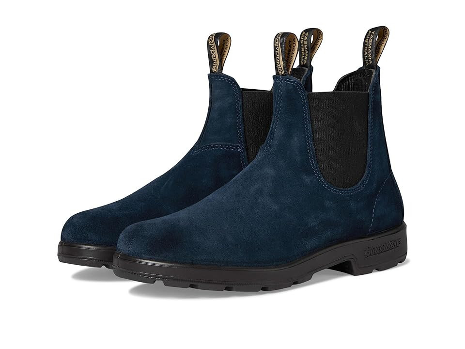 Blundstone Original 500 Chelsea Boots Boots Navy Suede : AU 7 (US Men's 8 - Women's 10) Medium, Leather | Zappos