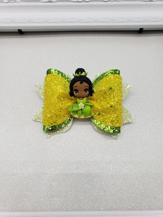 Tiana glitter bow | Etsy (US)