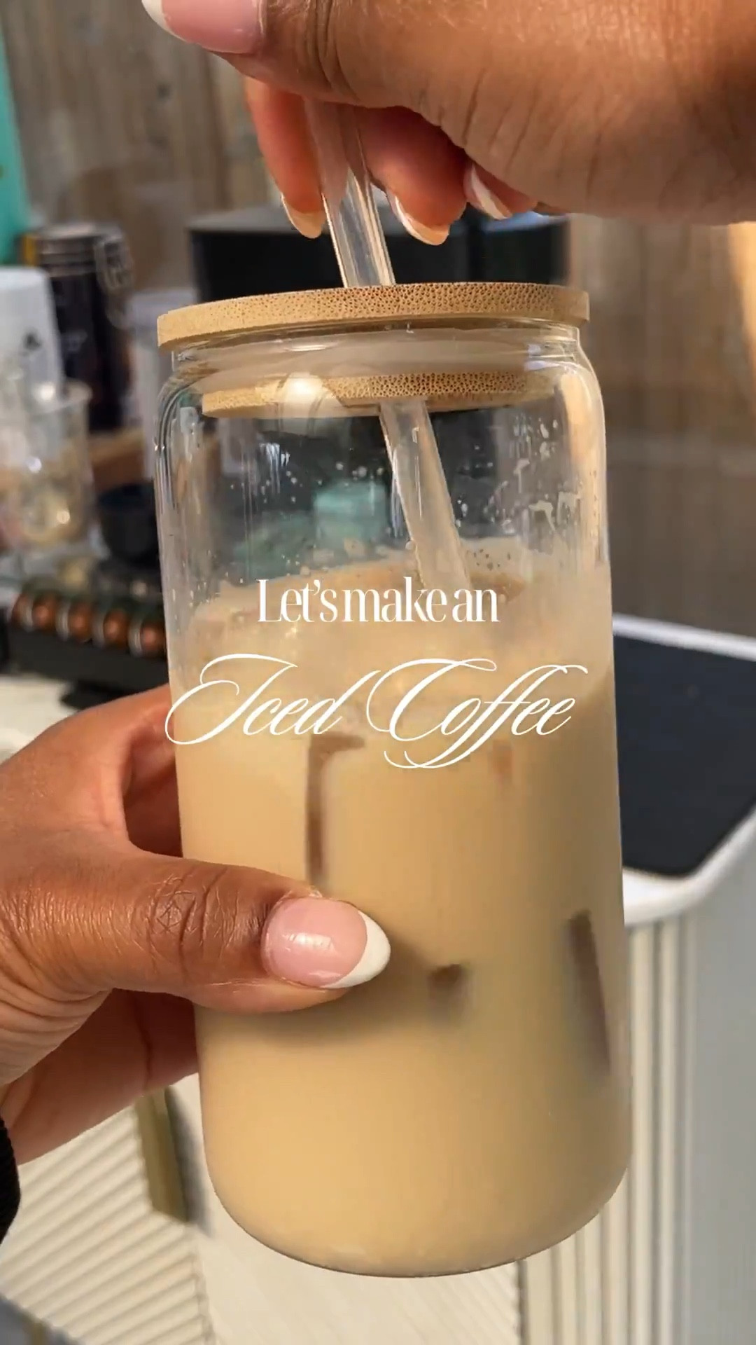 Iced coffee using my Nespresso coffee machine 

#LTKuk #LTKhome #LTKgiftguide