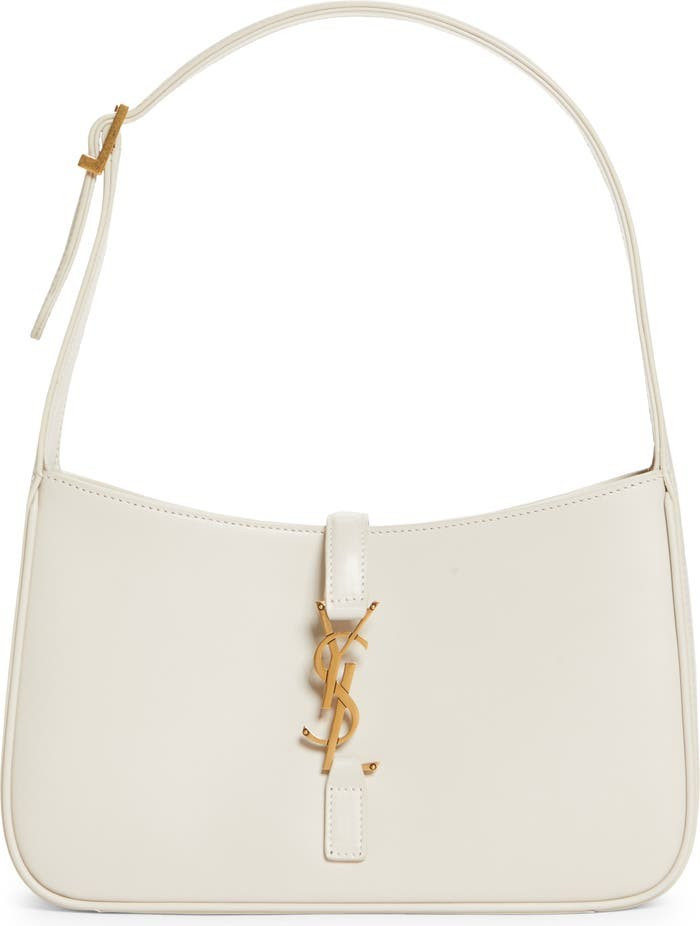 Saint Laurent Le 5 à 7 Leather Hobo White Bag Bags Fall Outfits 2022 Budget Fashion | Nordstrom